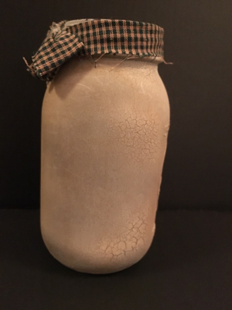 Mason Jar Painted Scarecrow Fall Decor
