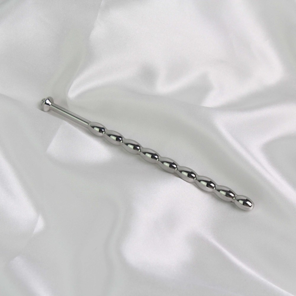 E-stim Stainless Steel Long ring Sounding Plug insertPlug Rod Stretcher for Men