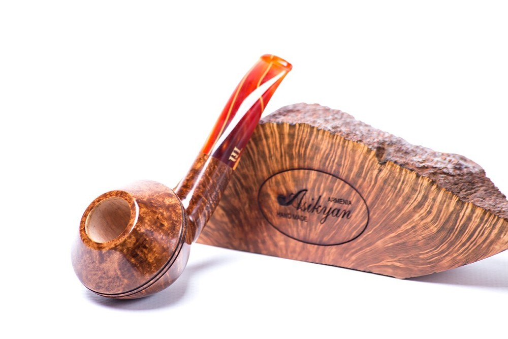 Asikyan Pipe #409/24 Rhodesian Smooth Hand Made