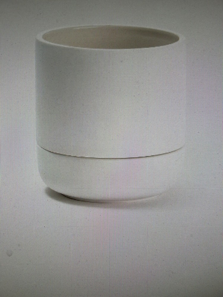 Bottom Self-Watering sub irrigation Ceramic white planter