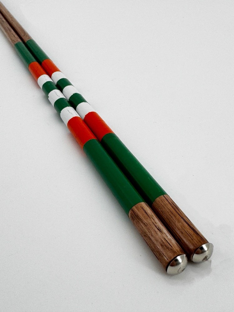 Golf Hickory Alignment Sticks Green Orange White