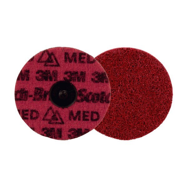 Scotch-Brite Roloc Precision Surface Conditioning Disc, PN-DR, Medium, TR, 4 in