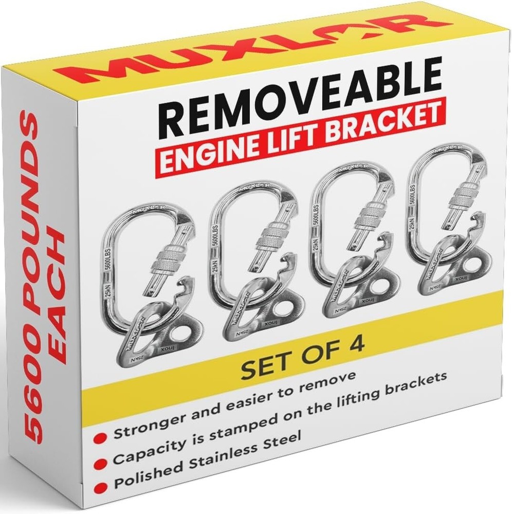 5600 lb Engine Lift Brackets for Lifting/ Pulling Transmissions/ Engines/ Motors