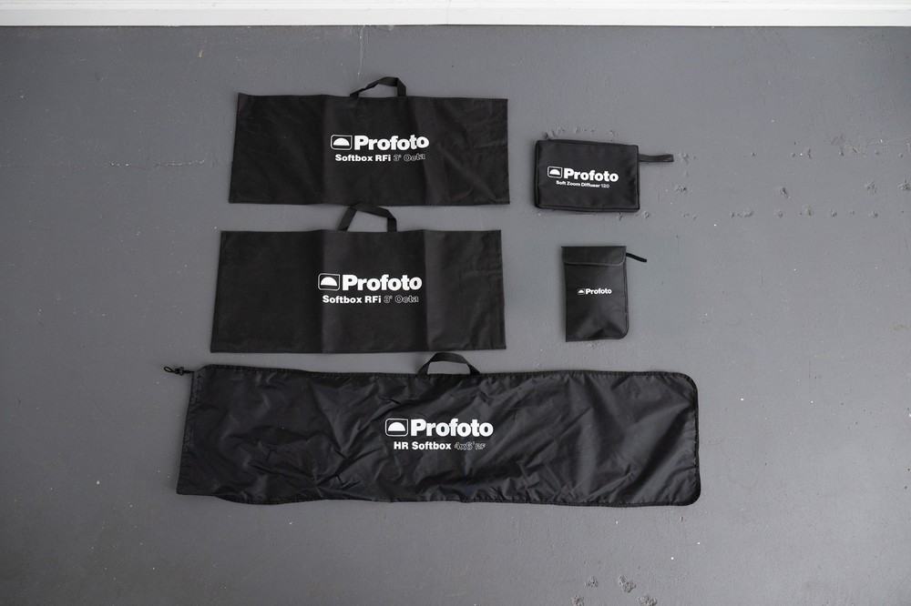 Profoto assorted lighting modifier bags