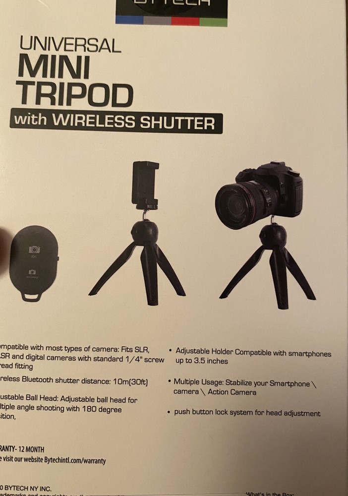 BYTECH -Photography Tripod Shutter