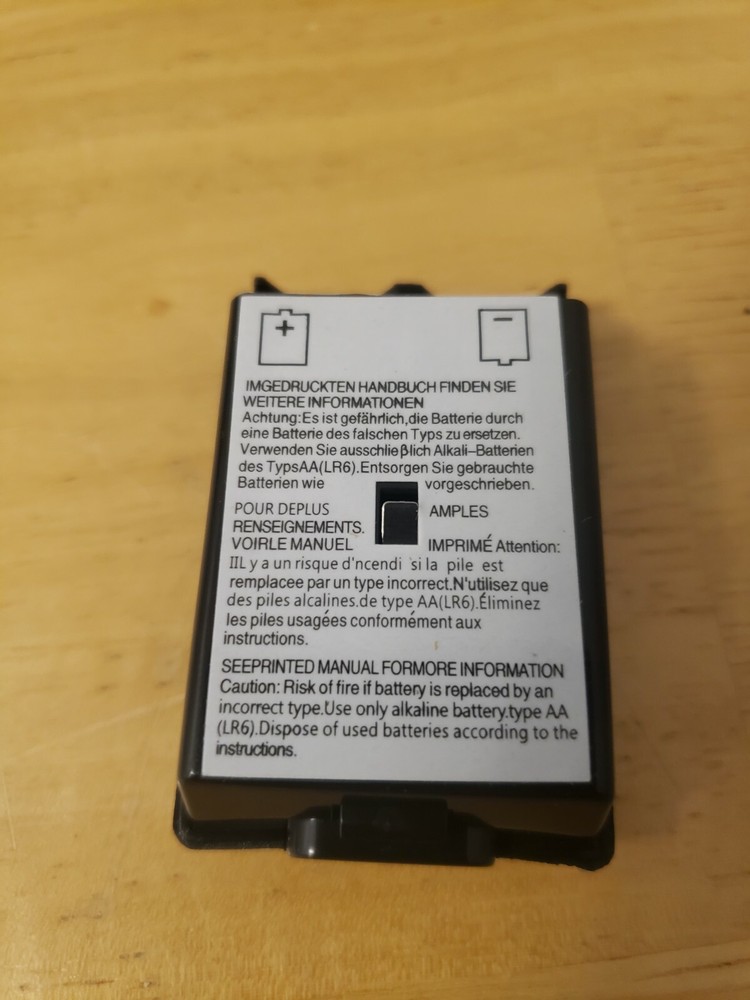 100 Black Battery Replacement for Xbox 360 Controller Case, Shell, Pack Cover US