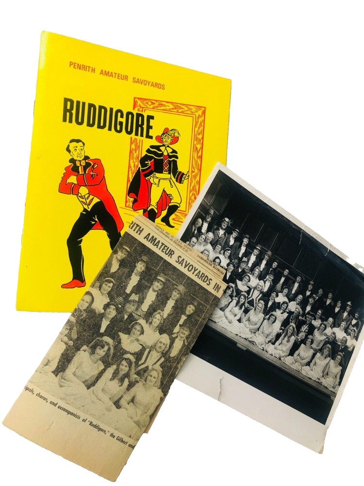 Theatre Programme Ruddigore Vintage ra