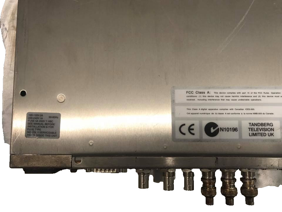 Tandberg Tandberg EN5920 Encoder (EN5920/BAS) FINE WORKING