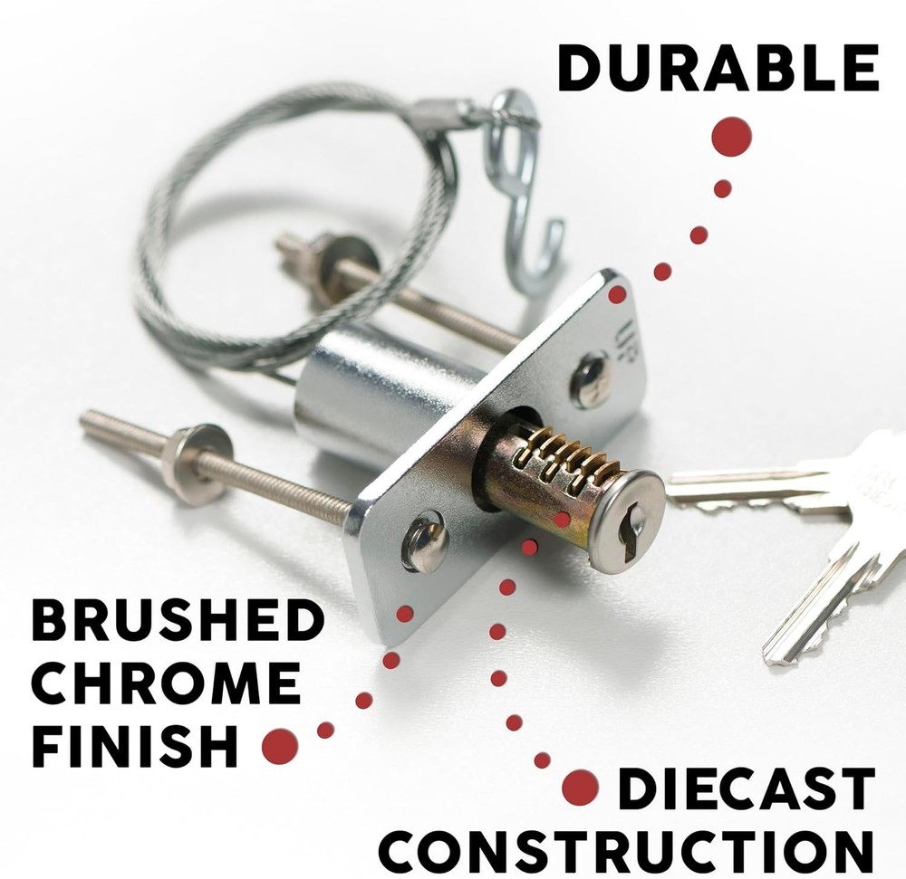 Emergency Release Lock Kit, Universal Garage Door Emergency Release Lock Kit,...