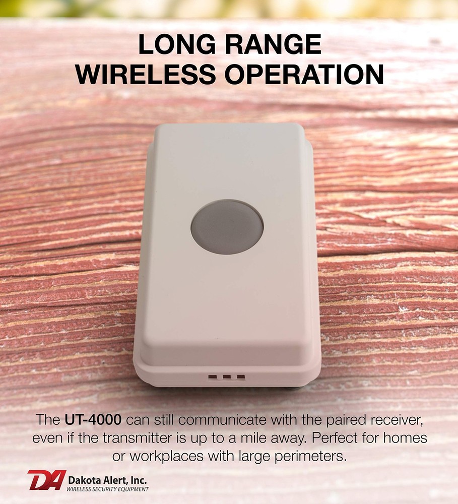 UT-4000, Universal Transmitter for Wireless Home Security white