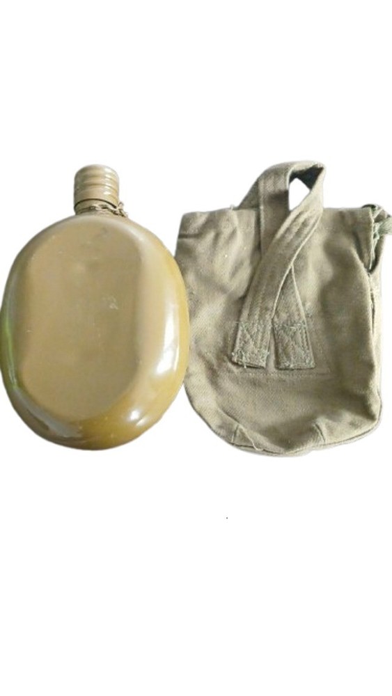 An army canteen with a Soviet-era case.