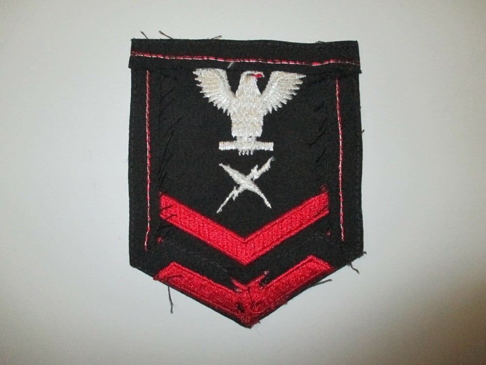 e3169 US Navy Rate Communications/Cryptologic Technician 2nd Class black IR32B