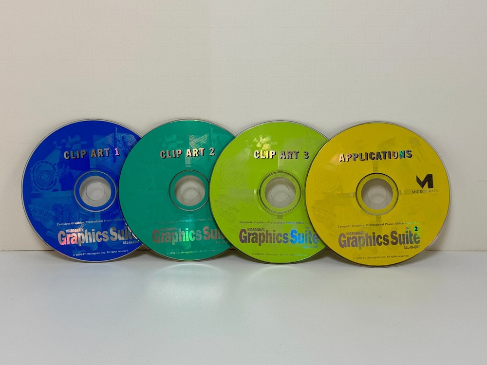 Micrografx Graphics Suite SE2 With Clip Art Discs | SEE DESCRIPTION