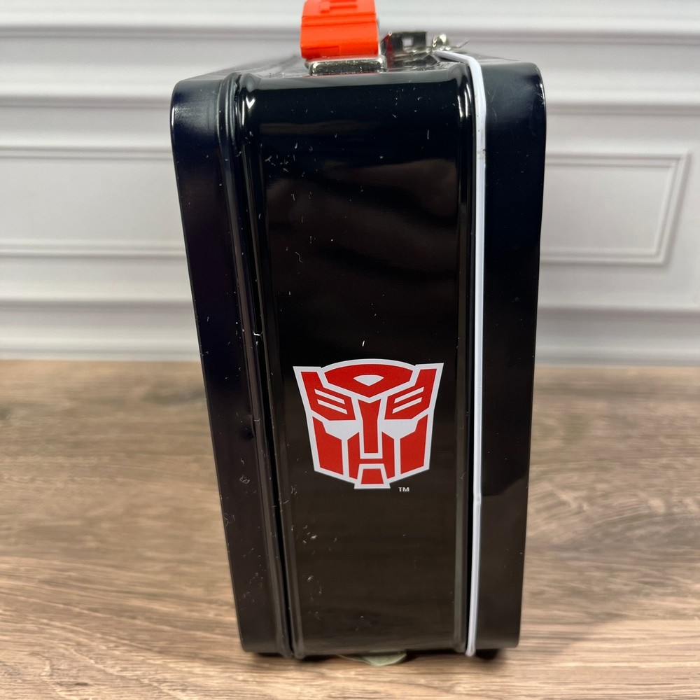 Hasbro Transformers Optimus Prime Black Animated Tin Lunch Box 2008