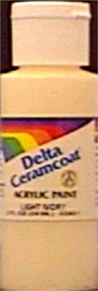 Ceramcoat Acrylic Paint 2oz-Light Ivory - Opaque