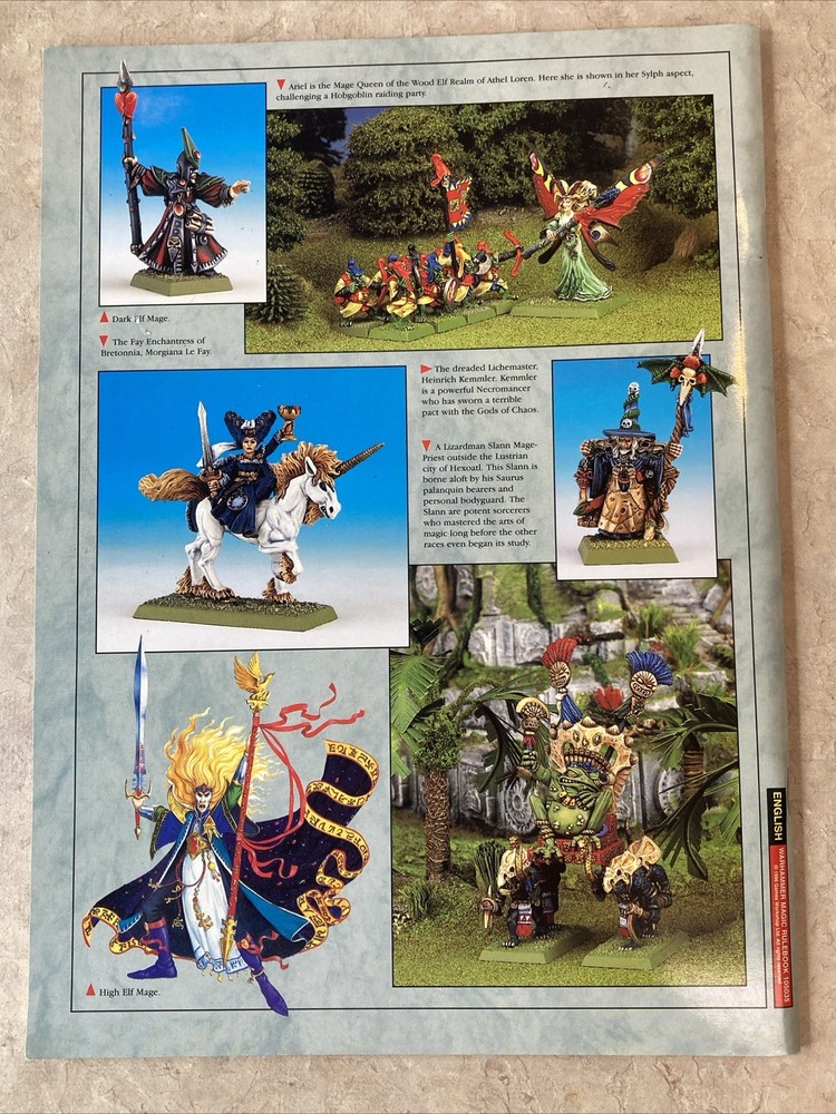 Games Workshop Warhammer Magic Rulebook 1997 Part #105035