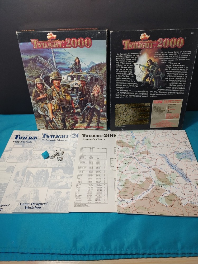 Twilight 2000 Role-Playing Game Bundle GDW 500   *Read Description*