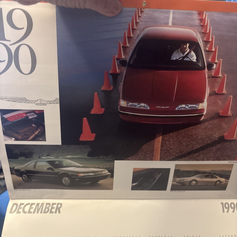 Thunderbird 35th Anniversary 1990 Calendar