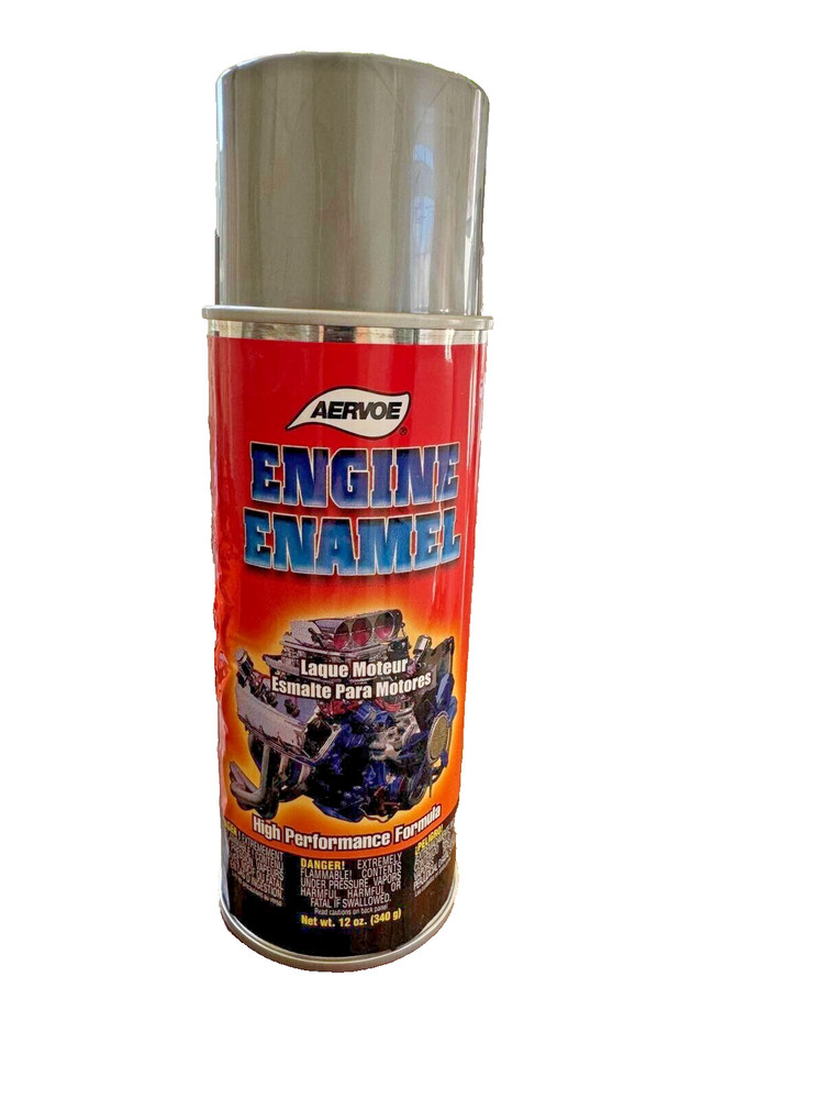Aervoe 582 Engine Enamel Paint Gray Cast Iron 12 Oz 5-Pack Includes 3 Gloves