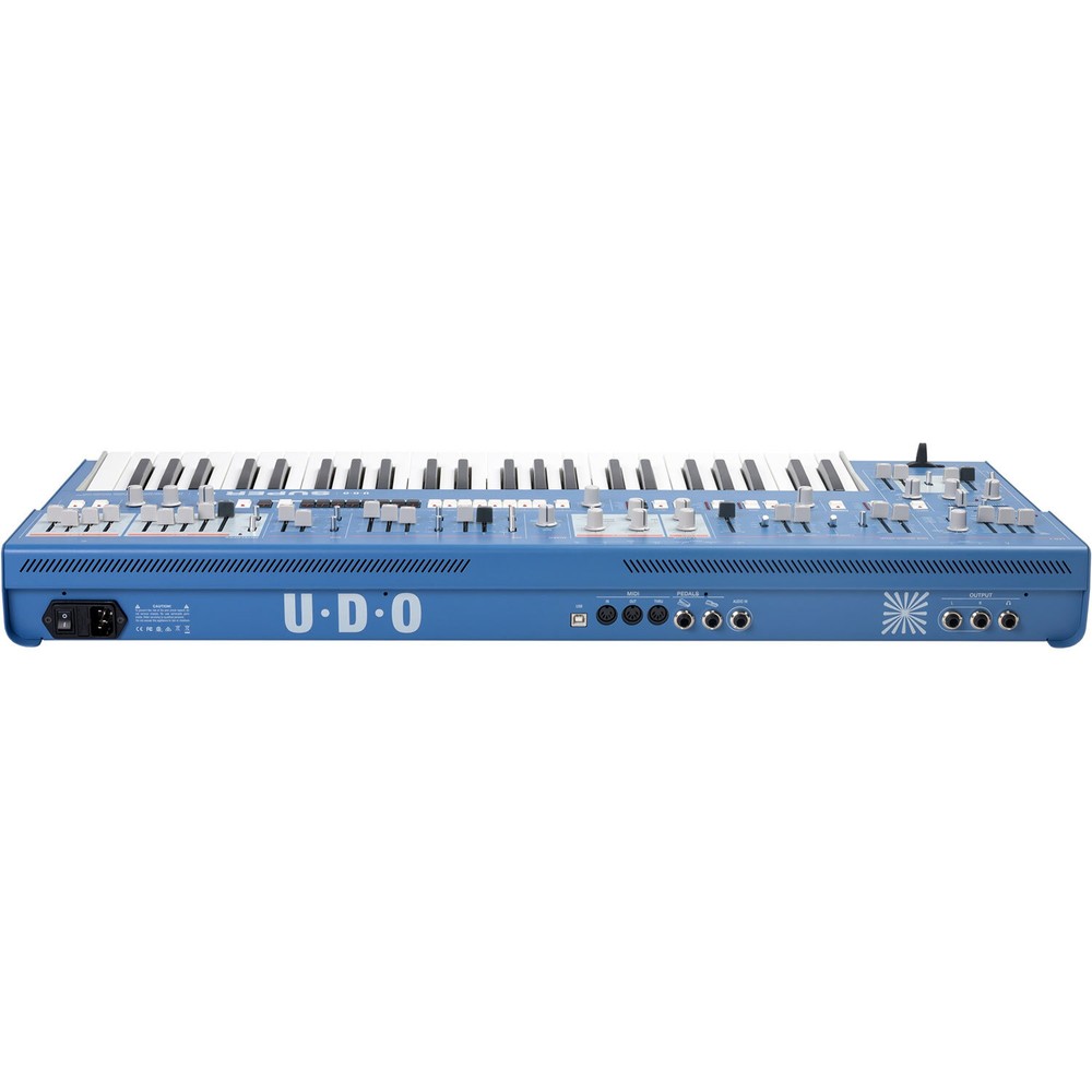 UDO Audio Super 6 Polyphonic Analog Synthesizer - Blue