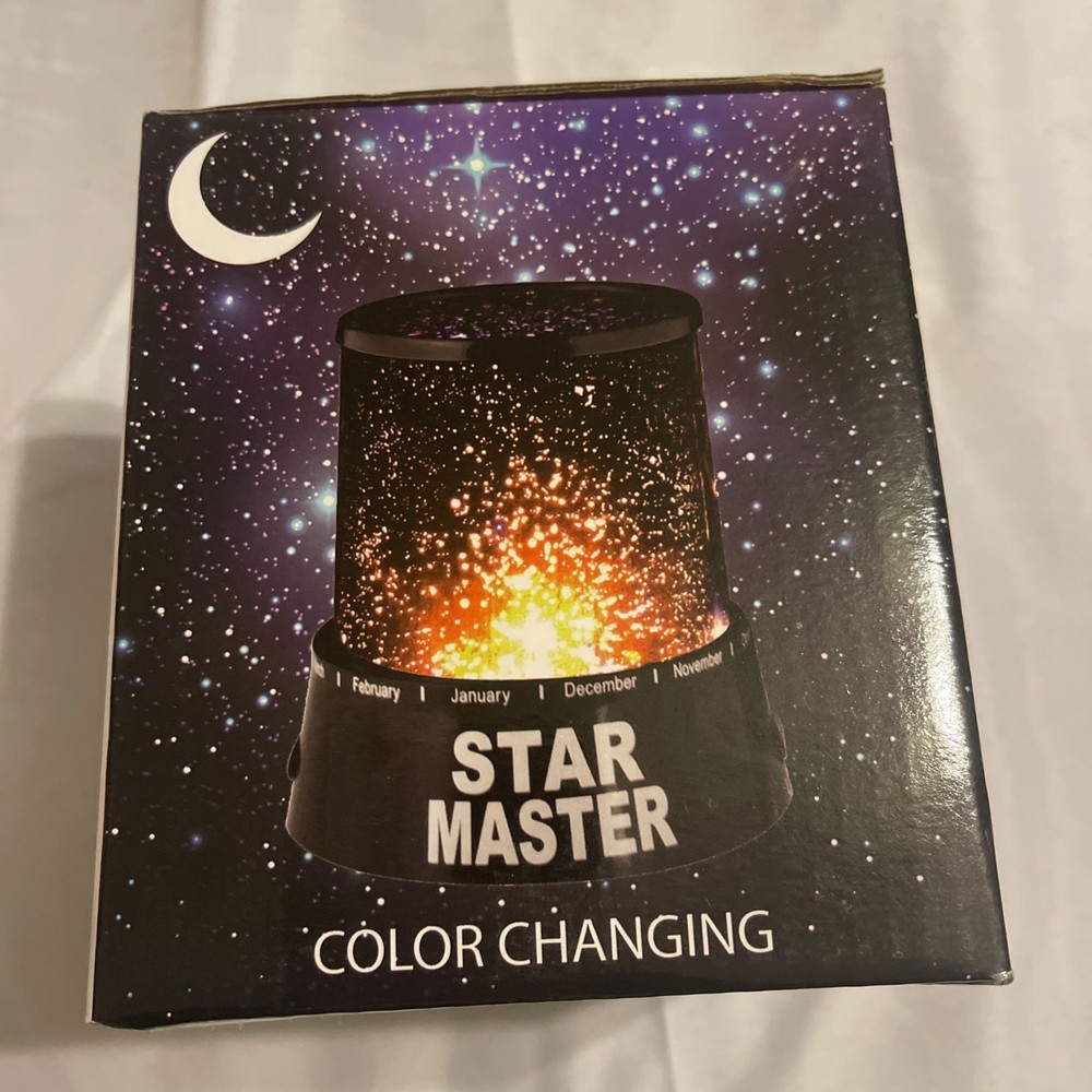 Star Master Colourful Starry Light Lighting Projector NIB