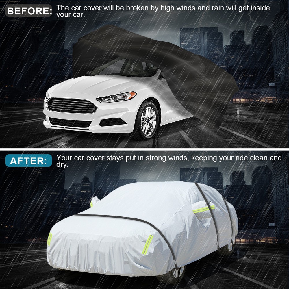 Car Boat Cover Tie-Down Gust Strap Wind Protector Resistant Universal Windproof