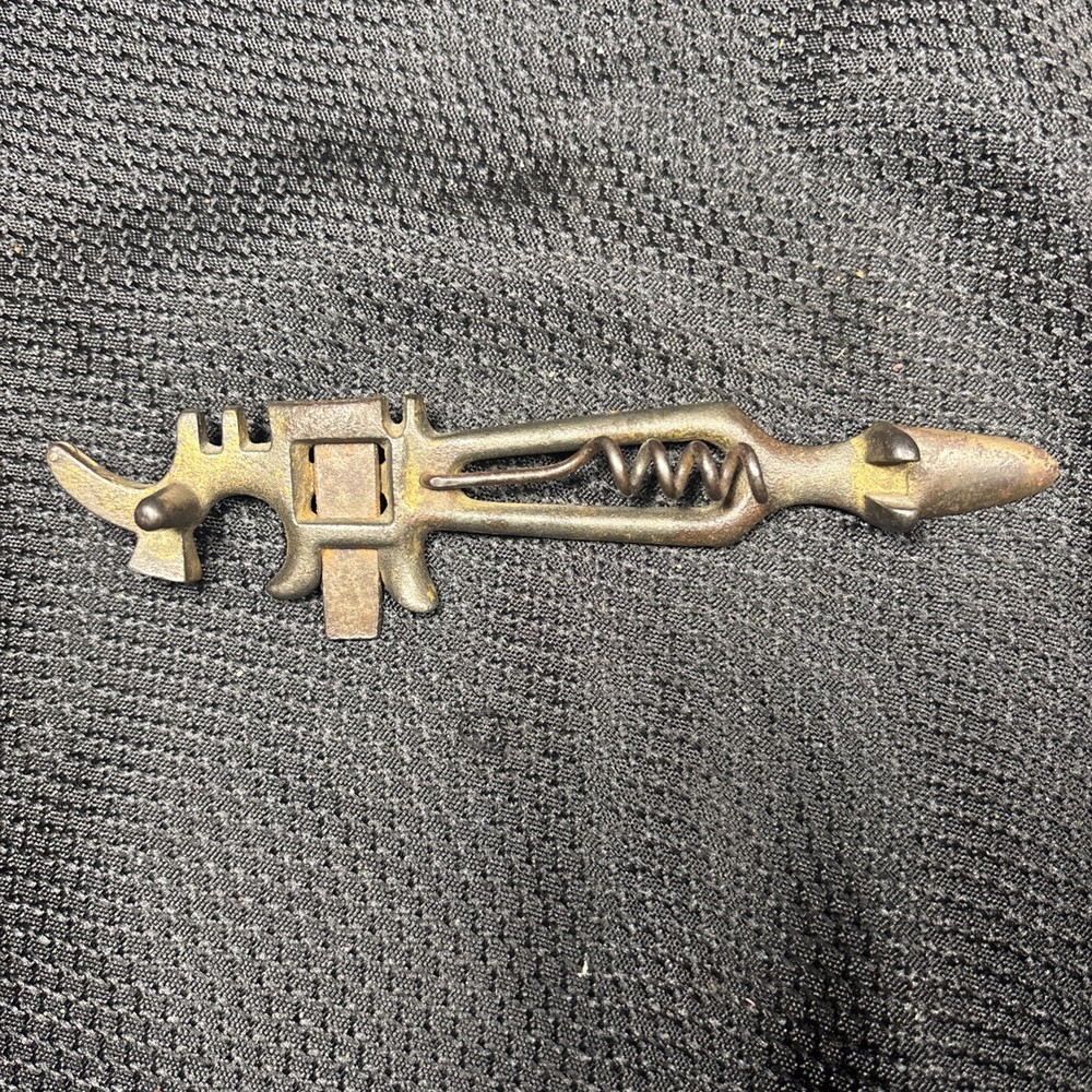 Antique Corkscrew Multitool Kitchenware Glass Cutter Pat Aug 24 1875
