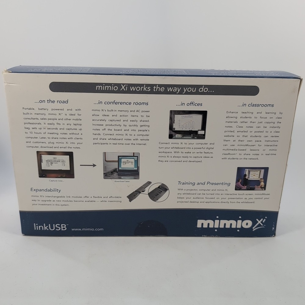 Mimio Xi Digital Whiteboard Recorder Linkusb Module with Software - New Sealed