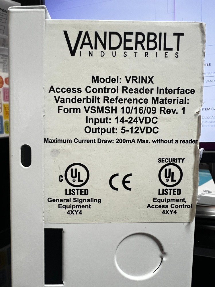 VANDERBILT VRINX / VIONX-8