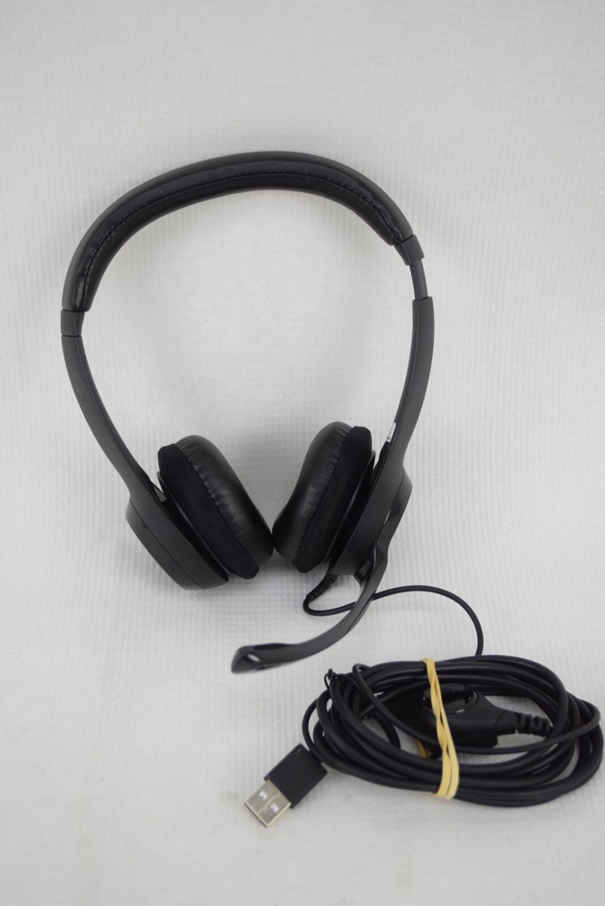 Logitech H390 Black Over the Ear Wired USB Headset