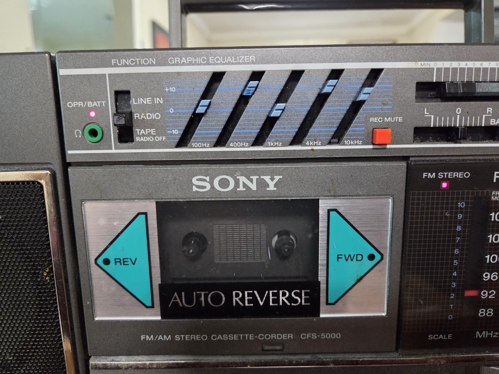 Sony 1986 Boombox CFS-5000
