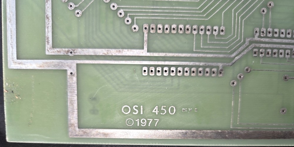 Original Ohio Scientific OSI 450 Circuit board