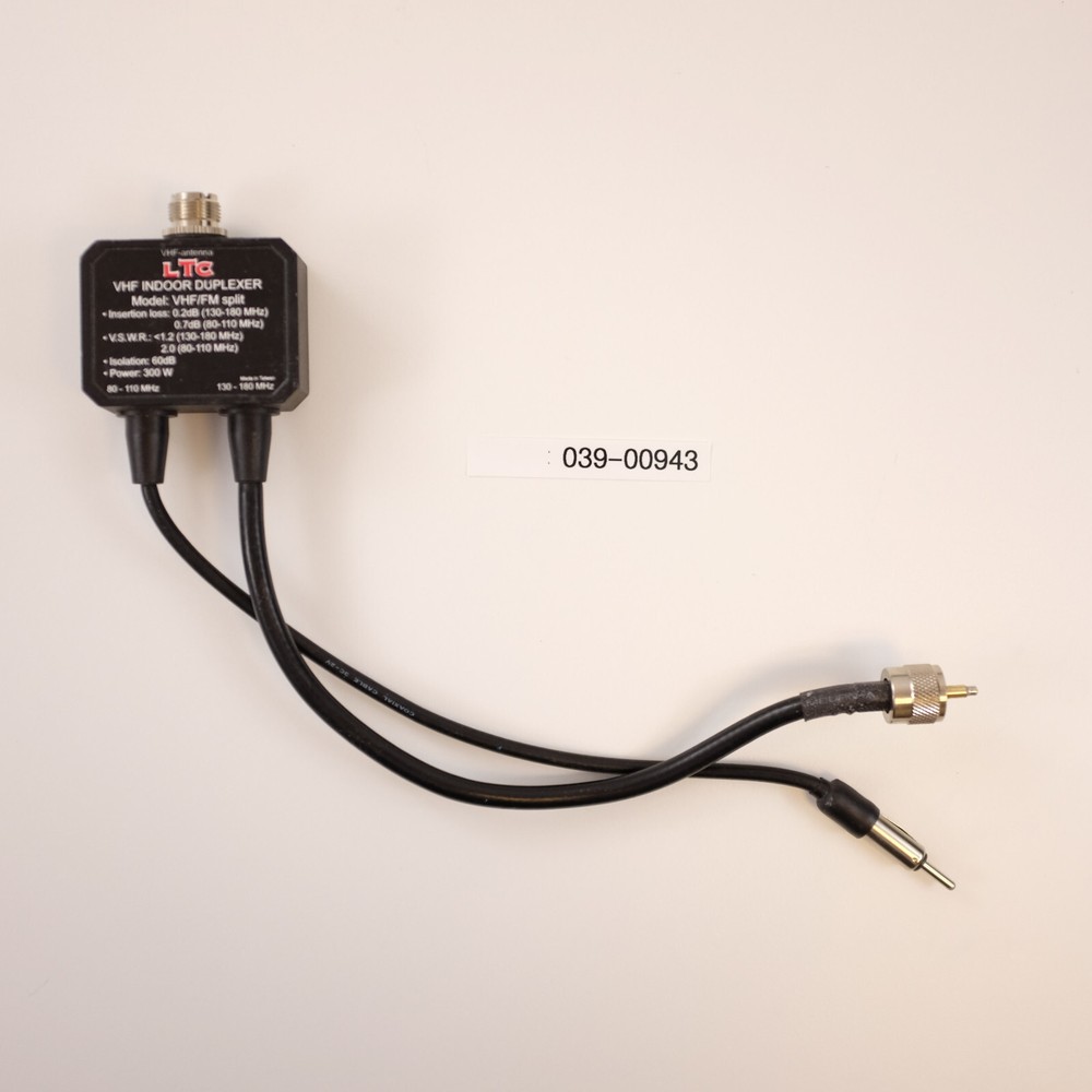 LTC VHF/FM SPLIT VHF INDOOR DUPLEXER LTC SPLITER - PERFECT