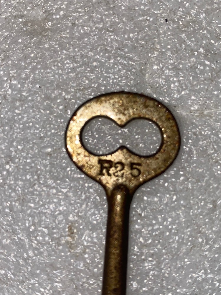 Antique Corbin Mortise Lock Skeleton Key Marked R25