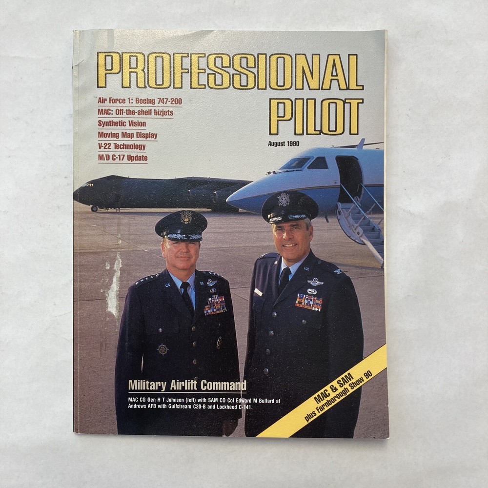 Professional Pilot - August 1990 Issue