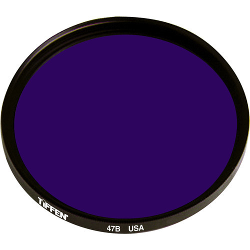 Tiffen 5247B 52mm 47B Filter (Blue) - Lightens Blue Objects