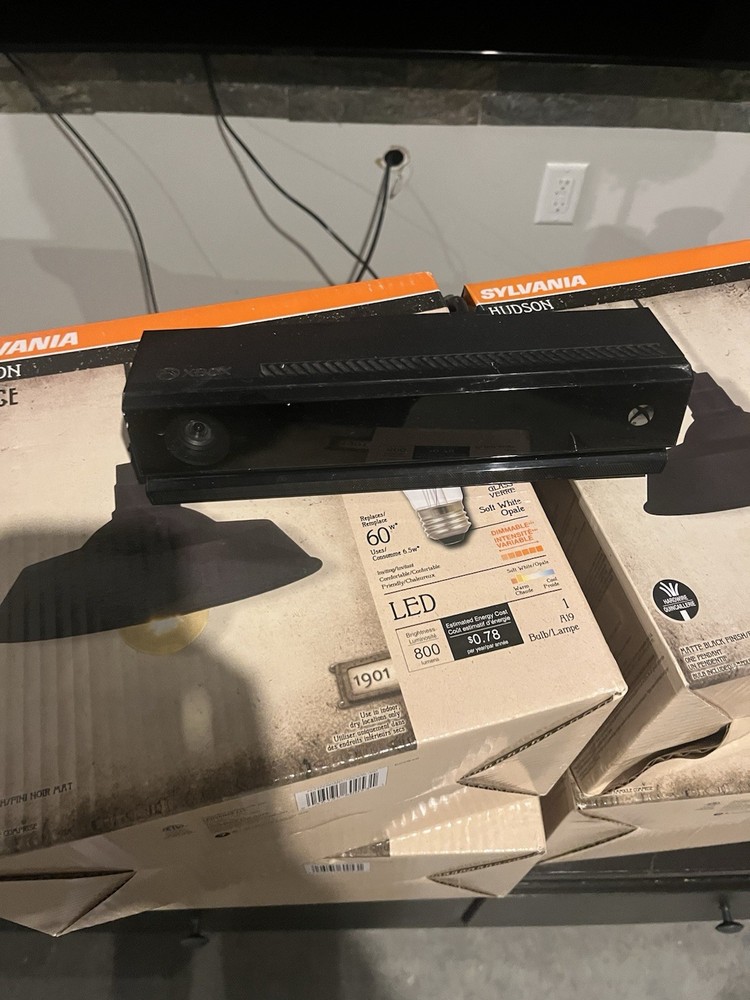 Microsoft Xbox One Kinect Sensor Black Wired Kinect Compatible