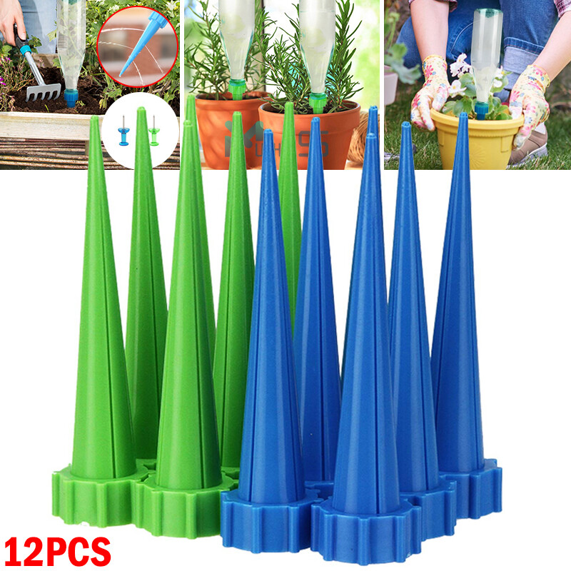 12 Self-Watering Spike Automatically Water Your Garden Using Insert Drip Tools!