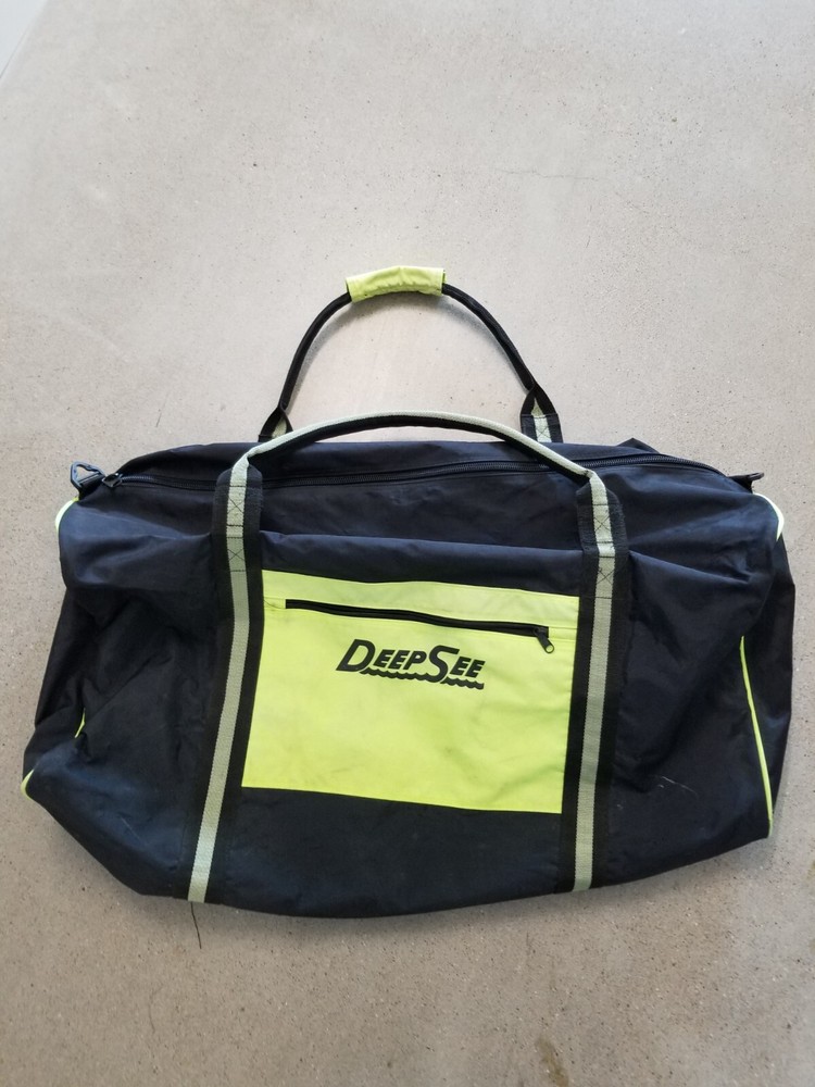 Deep See Large Duffle Bag Black yellow