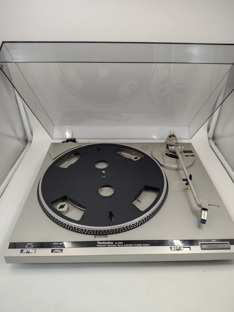 Technics SL-B200 Frequency Generator Servo Automatic Turntable Works (Read!)