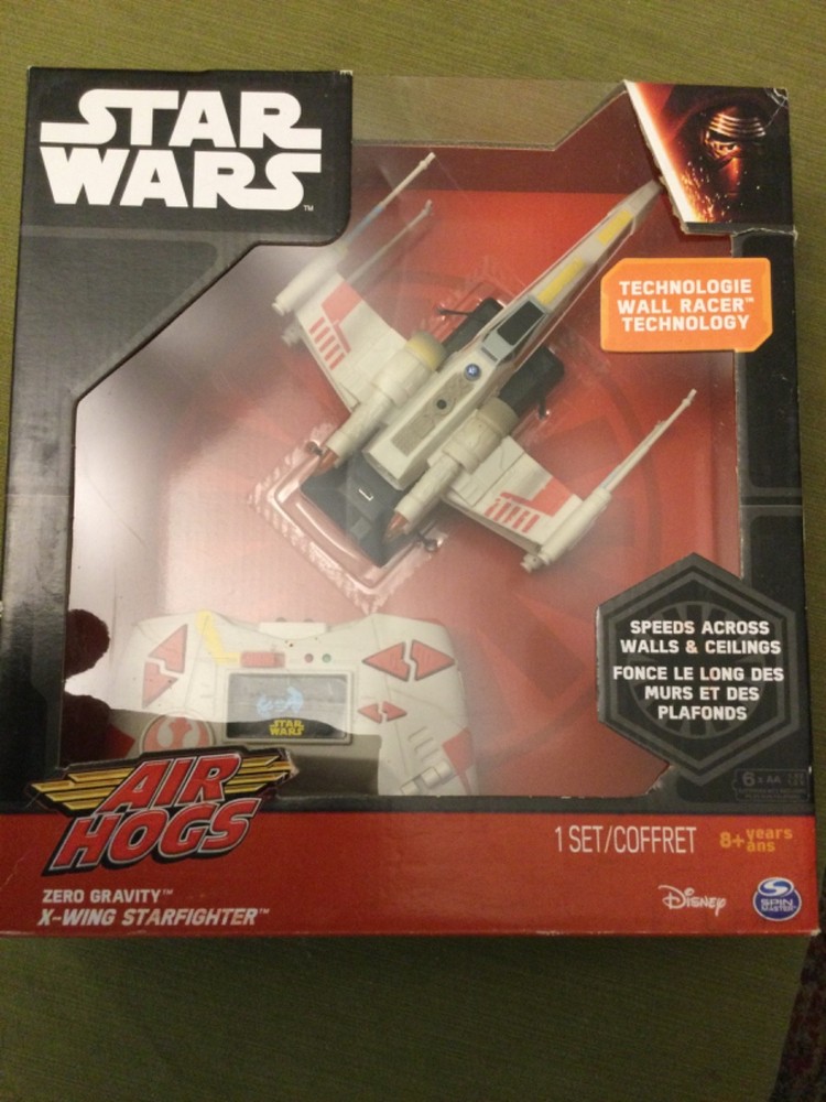 STAR WARS AIR HOGS REMOTE CONTROL ZERO GRAVITY X-WING STARFIGHTER Hasbro New