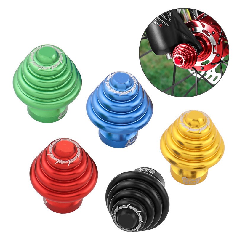 2PCS M5 Quick Release Bolt Bicycle Quick Release Skewer Lever Screw Hub Nut