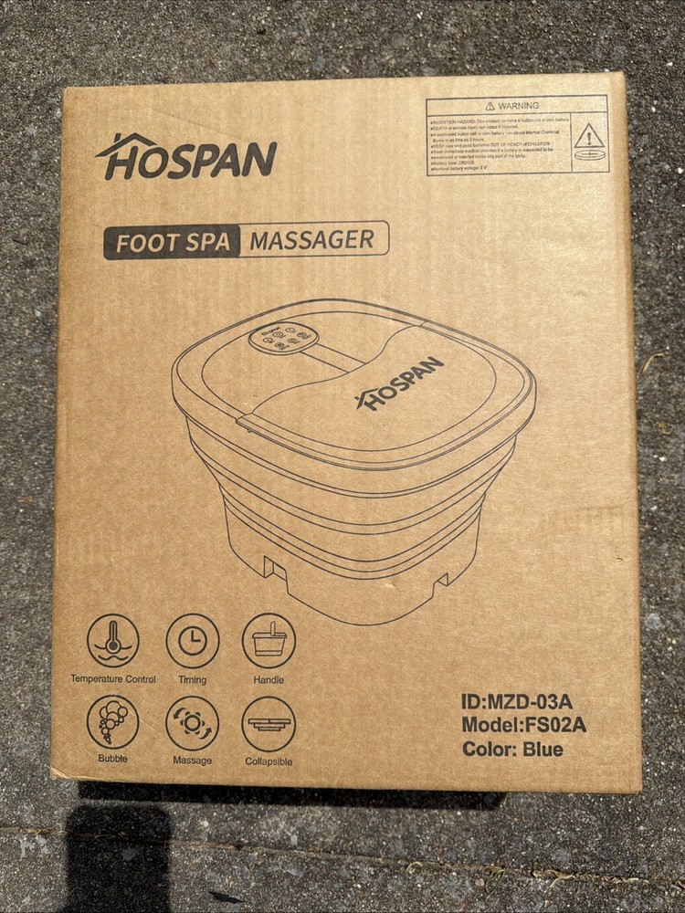 HOSPAN Collapsible FootSpa Electric  Massager, Model FS02A, NITB