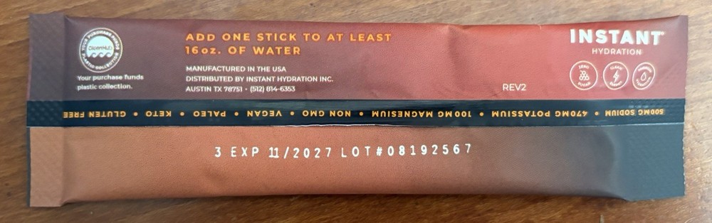 Instant Hydration ~ Max Holloway, 12 Pack~ Mango Pineapple Hydration Electrolyte