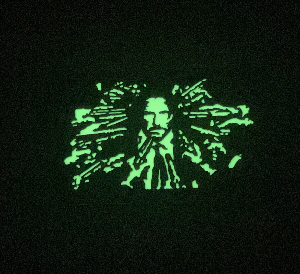 Tactical Patch - John Wick Patch - Glow in Dark Morale Wick Patch - Hook & Loop