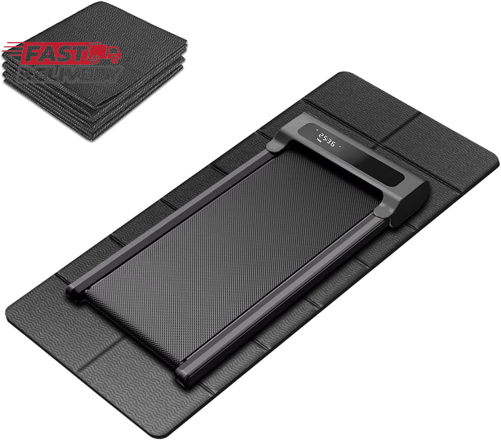 Foldable Walking Pad Treadmill Mat, Floor Protection Pad, Exercise Mats for Home