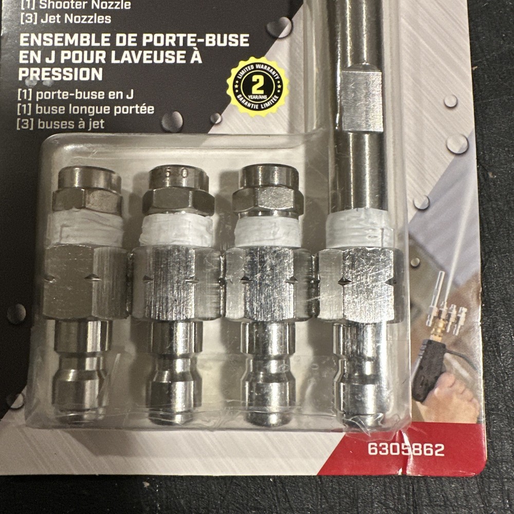 Surface Maxx Pro Pressure Washer J-Rod Kit & high press filter NEW! (261)