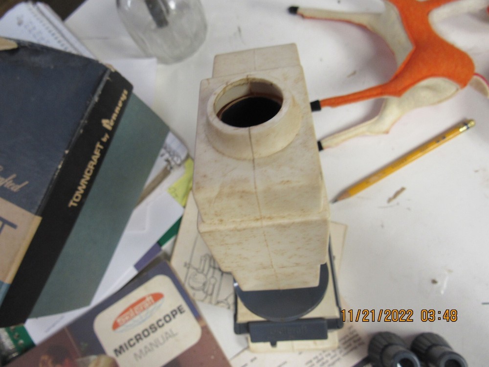 Vintage 1963 Skilcraft Microscope