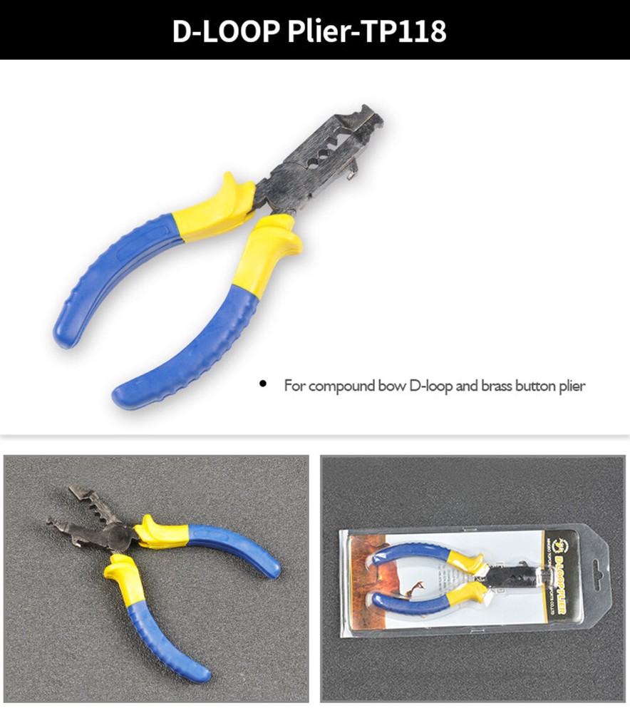 Tppoint Archery Plier D Loop Nock Point Compound/Recurve Bow Tuning Tool Hunting