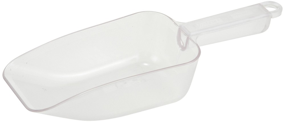 White Utility Plastic Scoop 20-Ounce